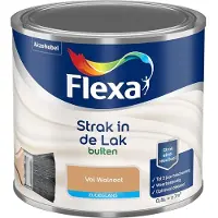 Flexa - Strak In De Lak Buitenlak Zijdeglans - Vol Walnoot - Mengverf - 500 Ml