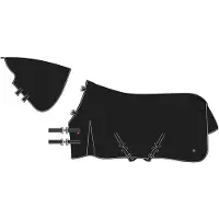 Imperial Riding Outdoor Deken Basic 0gr Zomer Zwart 125-175 cm