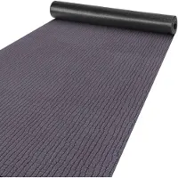 ANRO Tapijtloper Wilson Antraciet 140x67cm – Velours Gangloper Antislip Keukenloper Hal Op Maat