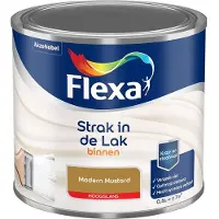 Flexa - Strak In De Lak Binnenlak Hoogglans - Modern Mustard - Mengverf - 500 Ml