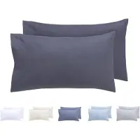 Famanu – Set van 2 kussenslopen van microvezel, extra zacht en hypoallergeen, ideaal voor een comfortabele nachtrust