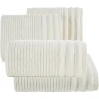 Eurofirany Zachte Katoenen Douchehanddoek 50x90cm - Crème
