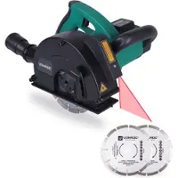 Vonroc Muurfrees 1700W - 150mm | met lasergeleider en 4 diamantschijven