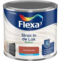 Flexa - Strak In De Lak Buitenlak Zijdeglans - Vol Rabarber - Mengverf - 500 Ml