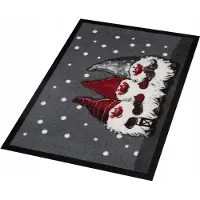 EDO Hanse Home Deurmat 40x60 cm - Drie Vrolijke Kabouters - Kerstmis