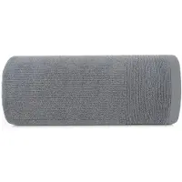 Eurofirany Luxe Badhanddoek LARI 50x90cm Zilver - 500g/m² Zacht Katoen