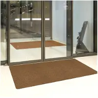 ANRO Deurmat Naturel 120x80cm – Schoonloopmat Antislip Wasbaar Voordeur Hal Binnen & Buiten Op Maat