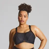Panache - Sculptresse Non Padded Sport BH - Black - 80F