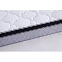 HAUSS SPOLE Binnenveringmatras 160x200 cm - H3 Stevig Ligcomfort en Ergonomische Drukverlichting - Gerold Geleverd voor Tweepersoonsbed - Stof - Wit