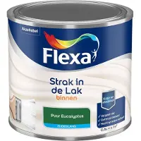 Flexa - Strak In De Lak Binnenlak Zijdeglans - Puur Eucalyptus - Mengverf - 500 Ml