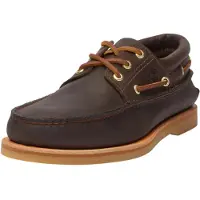 Timberland Mocassins 'CFTB Boat Shoe DK BRN F Grain' bruin
