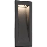 Faro Soun - inbouw wandverlichting - 10,5 x 7,3 x 23,9 cm - 5W LED incl. - IP65 - donkergrijs