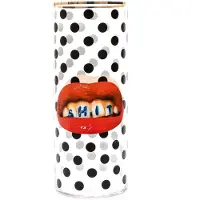 Seletti Toiletpaper Ronde Glazen Vaas 50 cm Snakes