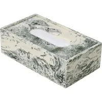 Ferm Living Mist Tissuebox Emerald Off-white