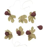 Ferm Living Decoratieslinger Figs Garland Mauve/Green