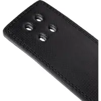 Gorilla wear Halterriem - 4 Inch Carbon Leren Lever Belt - Zwart - S