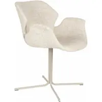 Zuiver Nikki Eetkamerstoel - Met Armleuningen - Beige