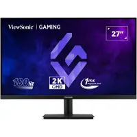 Viewsonic VX27G1-2K Gaming monitor Energielabel F (A - G) 68.6 cm (27 inch) 2560 x 1440 Pixel 16:9 1 ms HDMI, DisplayPort, Audio, stereo (3.5 mm jackplug) IPS