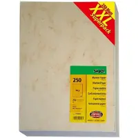 Sigel Gekleurd papier XXL A4 90 g/m² Gemarmerd Beige 250 Vellen