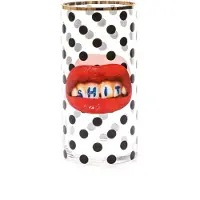 Seletti Toiletpaper Ronde Glazen Vaas 30 cm Snakes