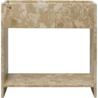 Ferm Living Stone Plantenbak Met Schap Zand - Bloempotten Marmer Sand - 1104271039