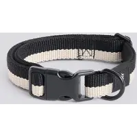 HAY Dogs Collar Flat Halsband S|M | Black, white