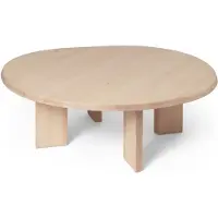 Ferm Living Tarn Salontafel White Oiled Beech