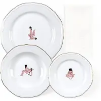 Seletti Seikantai Borden met Servet - Set van 3 Gathered