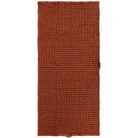 Ferm Living Organic Handdoek Brown Clay