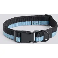 HAY Dogs Collar Flat Halsband M|L | Blue, black