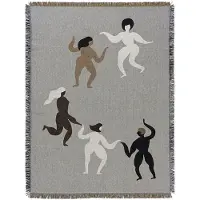 Ferm Living Free tapestry plaid 120x170 cm Grey