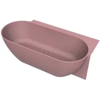Arcqua Havana Back To Wall Ligbad Rechts 170x80 cm Mat Roze