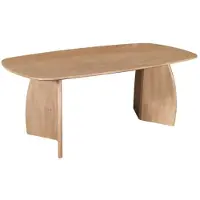 Giga Meubel Eettafel Majada - Deens Ovaal Naturel Mangohout - 300x100x76cm