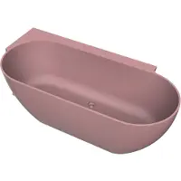 Arcqua Havana Back To Wall Ligbad Links 170x80 cm Mat Roze