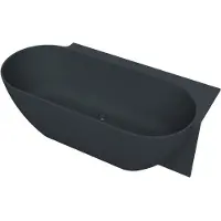 Arcqua Havana Back To Wall Ligbad Rechts 170x80 cm Mat Antraciet