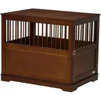 PawHut hondenkooi, hondenverblijf met afsluitbare deur, huisdierenkooi, hondenbox