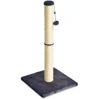 Amazon Basics krabpaal voor katten, middelgroot, 40,01 x 40,01 x 80,01 cm, grijs