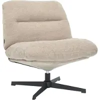 Livin24 Fauteuil Sara draaibaar velvet beige