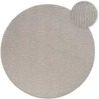 Tapis.fr Binnen- en buitenkleed Verona beige 200 cm rond