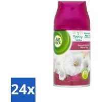 Air Wick 24 x Freshmatic - Luchtverfrisser Navulling - Lelie & Satijn - 250ml - Luchtverfrisser - - Geur - Lelie - Satijn