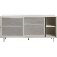 Nest of Nora Dressoir Evin - 160 cm met schuifdeuren en lades - Metaal - Wit