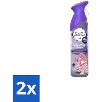Febreze 2 x – Luchtspray – Mount Fuji Breeze – 185 ml - Luchtverfrisser Spray - Geurverwijdering - Geur Neutraliseren - Mount Fuji Geur - Frisse Geur