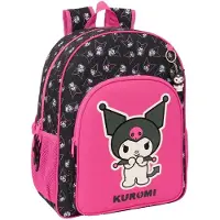 Hello Kitty 612541180 Kuromi 19l 32x43x14 Cm Backpack Zwart,Roze Kinderen
