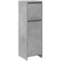 vidaXL Badkamerkast 30x30x95 cm spaanplaat betongrijs