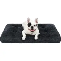 Sonstiges Hondenbed, wasbaar, pluche, 60x45 cm, donkergrijs, antislip onderkant, ademend