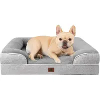 Sonstiges Orthopedisch hondenbed met traagschuim, grijs, 89x56 cm