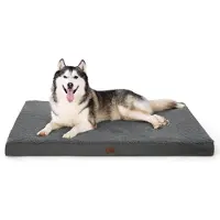Bedsure Orthopedisch hondenbed, 135x91x10 cm, donkergrijs, wasbaar