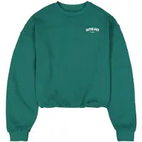 Garcia Sweatshirt donkergroen / wit