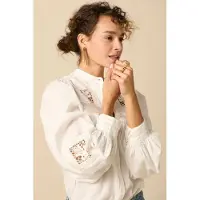 Sissy-Boy Witte blouse met embroidery | Maat: M