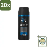 Axe 20 x - Deodorant Bodyspray - 48hrs Fresh - Anarchy for Him - 150 ml - Grootverpakking - Anarchy For Him - - Deodorant Bodyspray - 48h Fresh - Geurbescherming